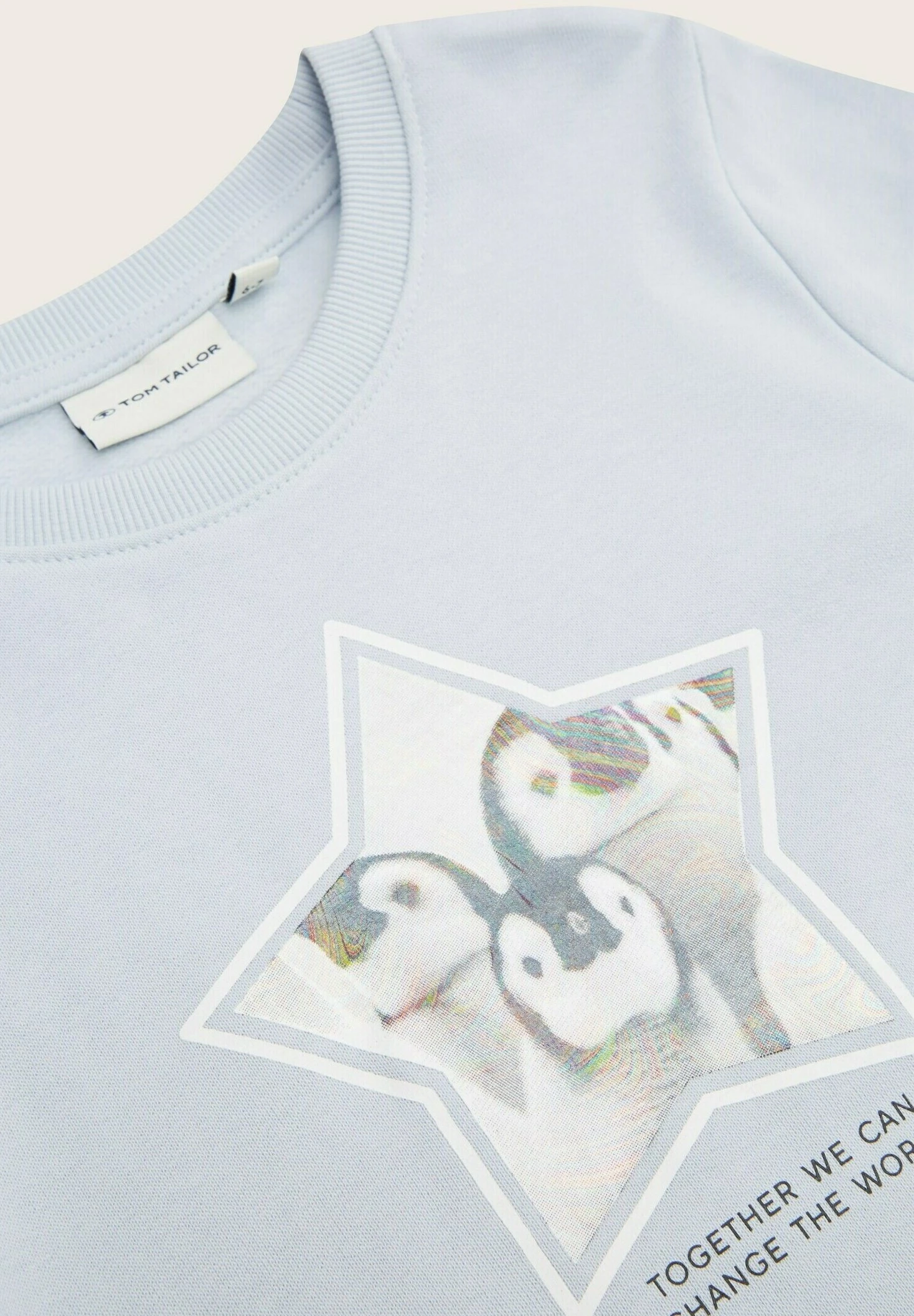 Tom Tailor Mit Motiv - Sweater - Arctic Blue 5 Tom Tailor Mit Motiv - Sweater - Arctic Blue - Afbeelding 3