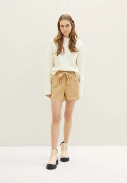 TOM TAILOR Denim Mit Elastischem Bund - Shorts - Brown Rice -Tom Tailor Winkel bb929b5f907b498385fb4d2b4834b11d