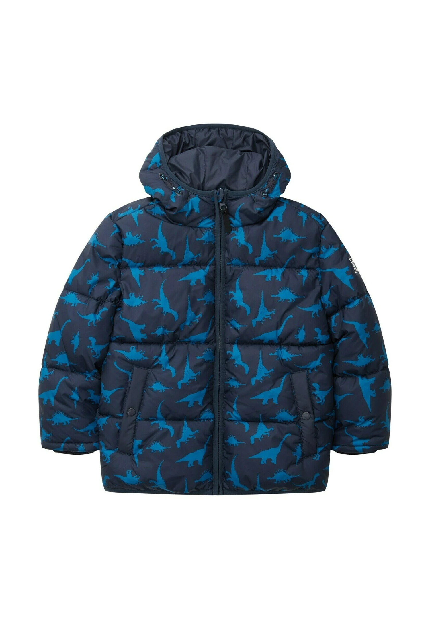 Tom Tailor Mit Kapuze - Winterjas - Navy Dino Design 3 Tom Tailor Mit Kapuze - Winterjas - Navy Dino Design