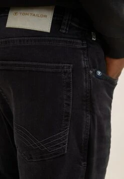 Tom Tailor Josh - Straight Leg Jeans - Used Dark Stone Grey Denim -Tom Tailor Winkel bc1df7f584e44fe68ca6ec489cb00781