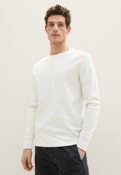 Tom Tailor Mit Struktur - Longsleeve - Vintage Beige Melange -Tom Tailor Winkel bd112fa370a54c00a64f70a433705ebb