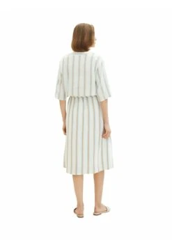 Tom Tailor Midi Mit- A-Lijn Rok - Offwhite/Brown Vertical Stripe -Tom Tailor Winkel bd17e8f16a724fe1b7ad913876e3caf2