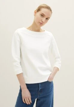 Tom Tailor Mit Struktur - Sweater - Whisper White