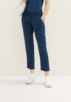 Tom Tailor Cropped - Broek - Midnight Sail -Tom Tailor Winkel bdf7a9f6ac174c9393ede8143be772ee