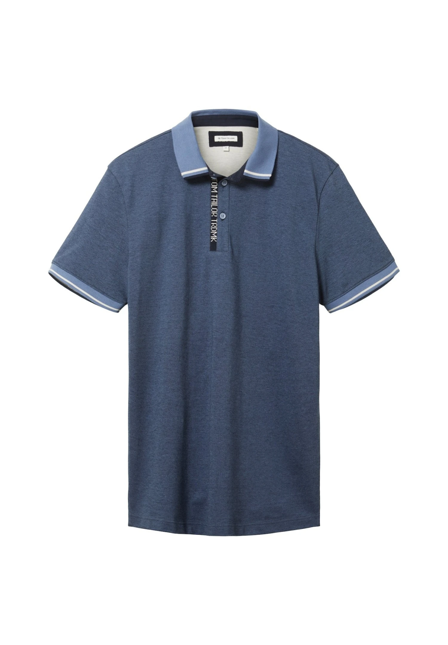 Tom Tailor 2Pack - Poloshirt - Greish Mid Blue Navy Twotone 3 Tom Tailor 2Pack - Poloshirt - Greish Mid Blue Navy Twotone