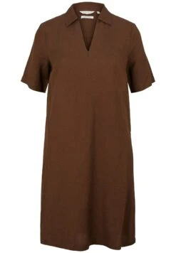 Tom Tailor Jurk - Chocolate Brown -Tom Tailor Winkel be76351288c84eadaecafb4be062f546