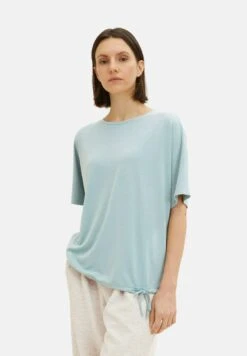 Tom Tailor Mit Schnürung - T-Shirt Basic - Dusty Mint Blue -Tom Tailor Winkel bfcaafaa8db243ce966c03f65763b445