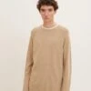 TOM TAILOR Denim Basic- Trui - Clay Beige Melange