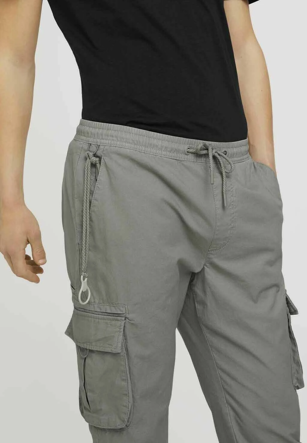 TOM TAILOR Denim Cargobroek - Greyish Shadow Olive 7 TOM TAILOR Denim Cargobroek - Greyish Shadow Olive - Afbeelding 5