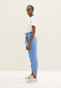 TOM TAILOR Denim Mit Elastischem Bund - Broek - Bright Mid Blue Chambray -Tom Tailor Winkel c133b4bd9d864dafa1e2d7445f4d9ac2