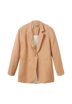 Tom Tailor Halflange Jas - Muted Hazel Brown -Tom Tailor Winkel c136729a2cf54763baf1ed406713cb42