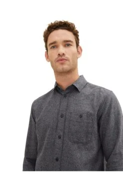 Tom Tailor Overhemd - Dark Herringbone Structure -Tom Tailor Winkel c1477f1c0c4b4470b2fec4ce13bbc7c6