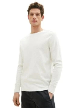 Tom Tailor Mit Struktur - Longsleeve - Vintage Beige Melange -Tom Tailor Winkel c1eb892c2a234f83b97d3c800060b2e6