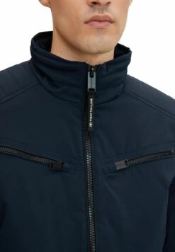 Tom Tailor Quilted Biker - Jas - Marine -Tom Tailor Winkel c20720954e1344e58610c5d115d7d7c3