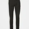 TOM TAILOR Denim Structured Straight - Chino - Black/Anthracite Melange -Tom Tailor Winkel c21a1ac0a2134edfb43ba24e3aeb3e8a