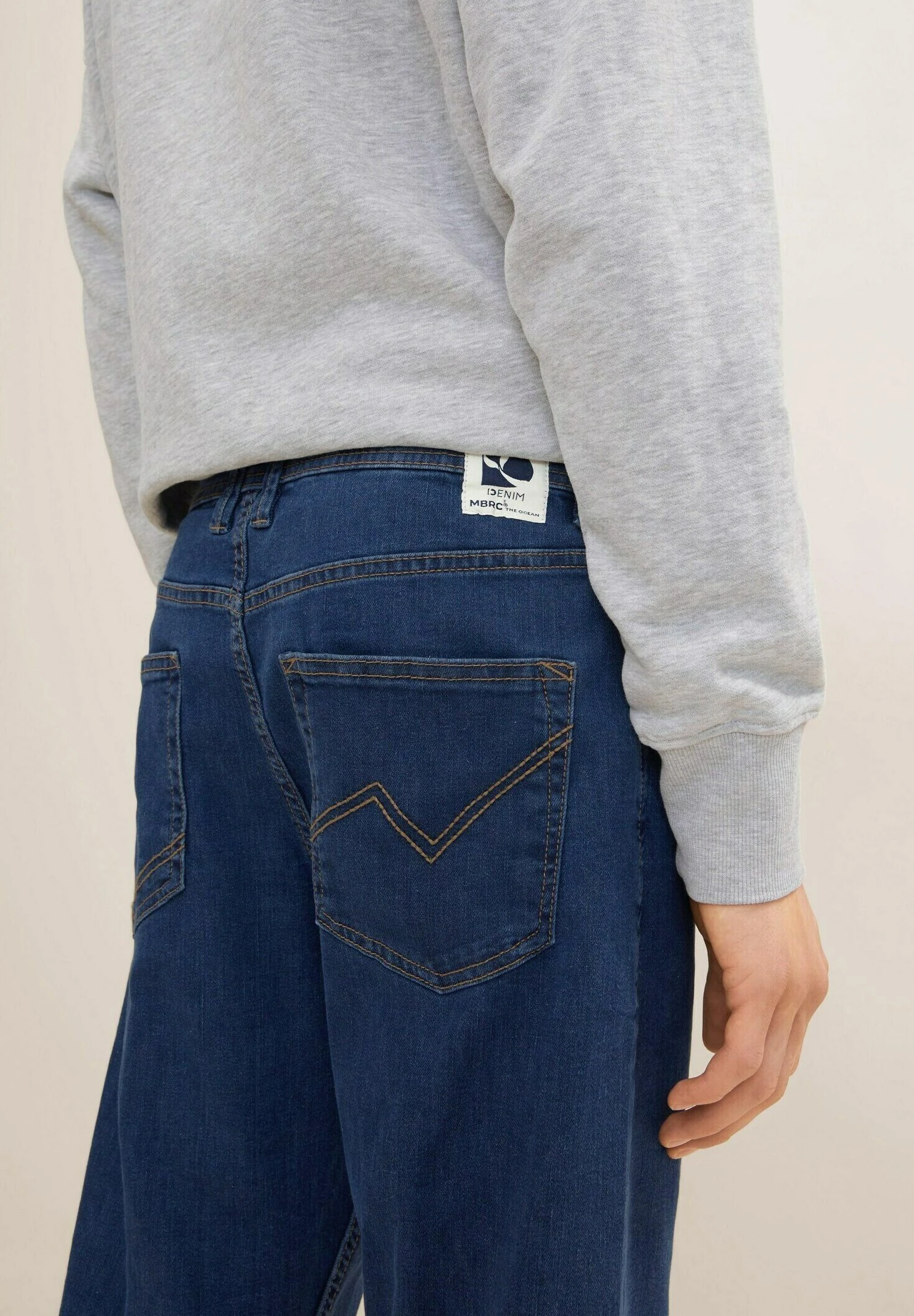 TOM TAILOR Denim Straight Leg Jeans - Used Mid Stone Blue Denim 11 TOM TAILOR Denim Straight Leg Jeans - Used Mid Stone Blue Denim - Afbeelding 9