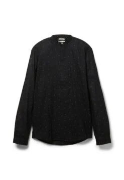 TOM TAILOR Denim Mit Stehkragen - Overhemd - Black Tonal Mini Leaf Print -Tom Tailor Winkel c2730933c8ff41b893a0d1685a019617