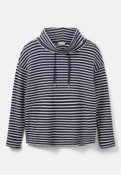 Tom Tailor Structure - Sweater - Navy Offwhite Stripe -Tom Tailor Winkel c29735db6b184b9c9089da3ff16afe4e