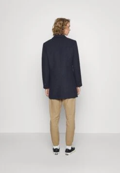 Tom Tailor Halflange Jas - Navy Blue Structure -Tom Tailor Winkel c2dc4bee94ed41c09f12ca34f90d5a5b