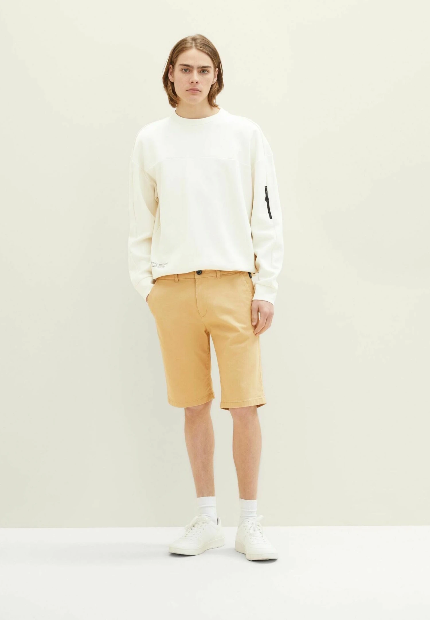 TOM TAILOR Denim Shorts - Brown Rice 6 TOM TAILOR Denim Shorts - Brown Rice - Afbeelding 4