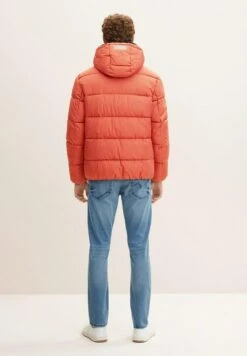 TOM TAILOR Denim Puffer - Winterjas - Burned Red Slate -Tom Tailor Winkel c348cd2e99dd4e7092e8cf3173425a2a