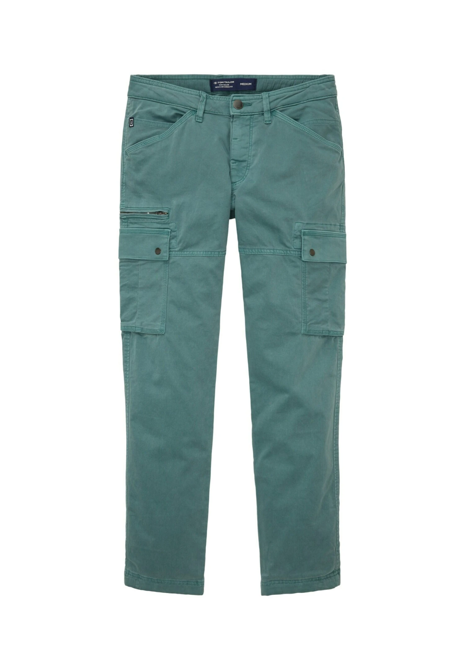 Tom Tailor Cargobroek - Deep Bluish Green 9 Tom Tailor Cargobroek - Deep Bluish Green - Afbeelding 7