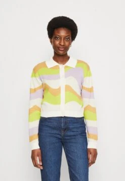 TOM TAILOR Denim Cardigan - Vest - Abstract Batik