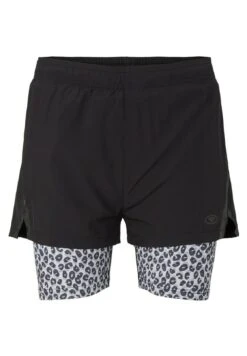 Tom Tailor Active Wear- Shorts - Black Leo -Tom Tailor Winkel c4d2520d75504f46a57d00c06e3c34c2
