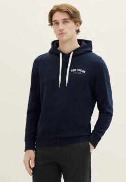 Tom Tailor Mit Logo Print - Hoodie - Sky Captain Blue