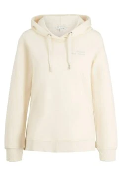 Tom Tailor Mit Textprint  - Hoodie - Soft Buttercream