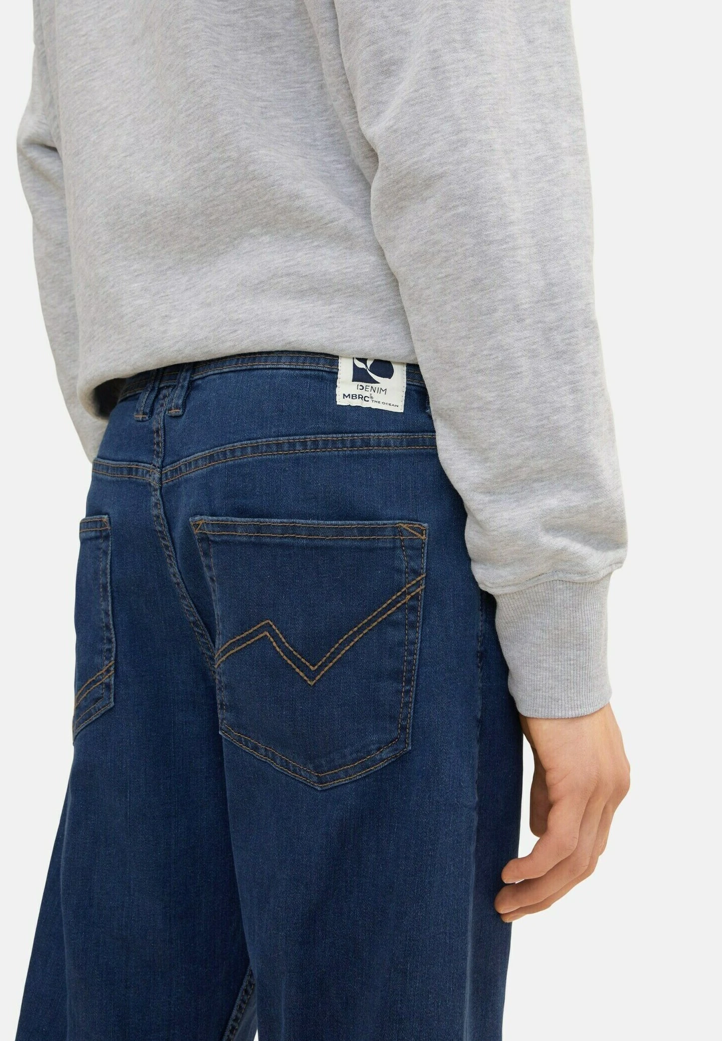 TOM TAILOR Denim Straight Leg Jeans - Used Mid Stone Blue Denim 6 TOM TAILOR Denim Straight Leg Jeans - Used Mid Stone Blue Denim - Afbeelding 4