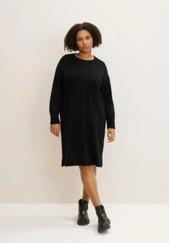Tom Tailor Gebreide Jurk - Deep Black -Tom Tailor Winkel c60a9c871d4b494fbc3f0d652c0a9071
