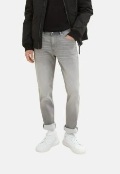 Tom Tailor Slim Fit Jeans - Used Light Stone Grey Denim