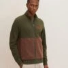 Tom Tailor Sweater Met Rits - Deep Forest Green -Tom Tailor Winkel c6efe7ae4d9e40e78e881e97fafd4448