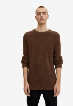 Tom Tailor Trui - Navy Brown Mouline -Tom Tailor Winkel c76f0c1325554e34a2d4aaacf9c6c7f1