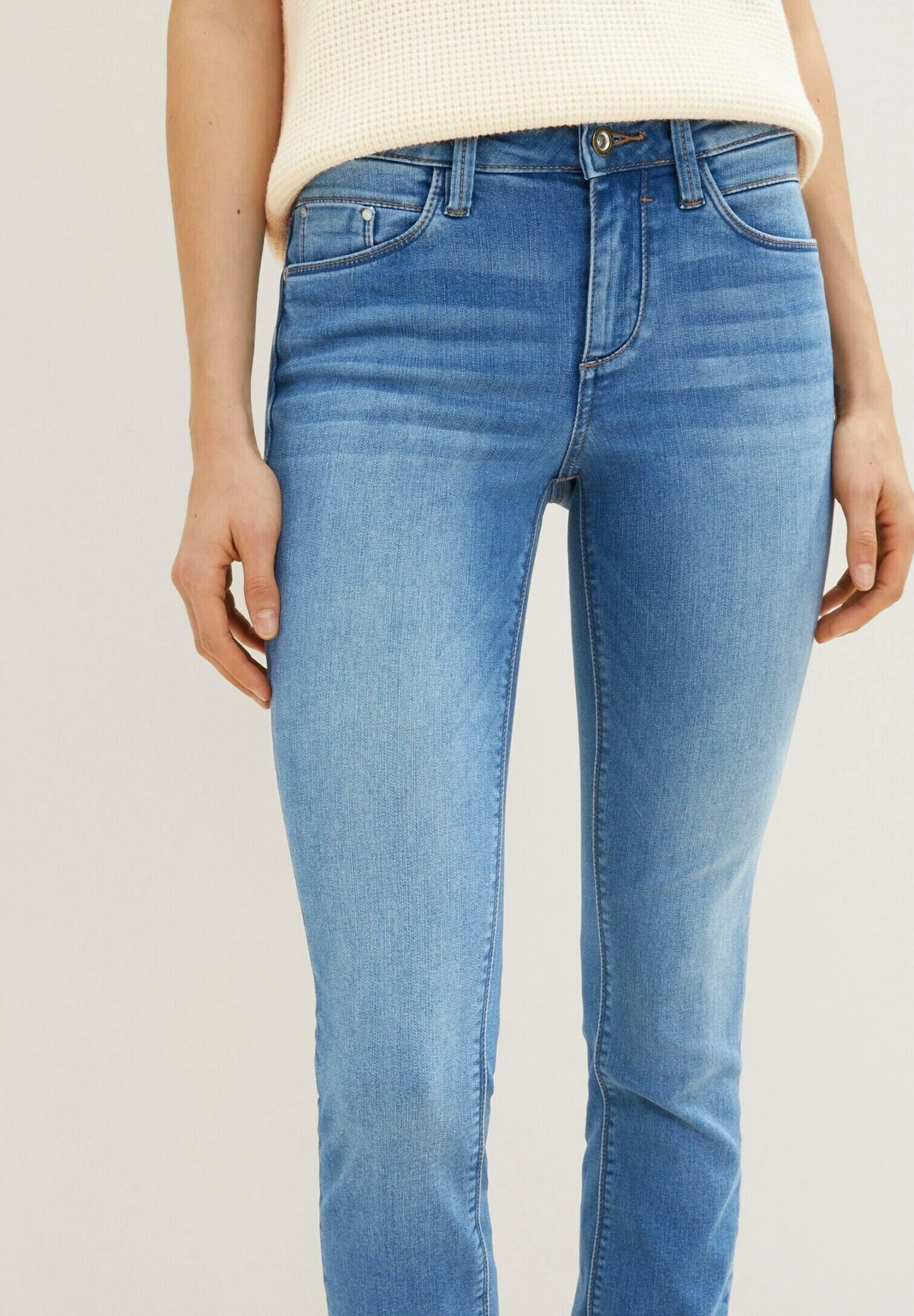 Tom Tailor Alexa - Jeans Skinny Fit - Mid Stone Wash Denim 7 Tom Tailor Alexa - Jeans Skinny Fit - Mid Stone Wash Denim - Afbeelding 5