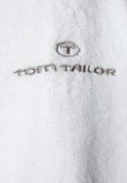 Tom Tailor Basic Velours - Badjas - Weiß -Tom Tailor Winkel c7f795b698184bcf9954220fd6dff134