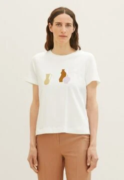 Tom Tailor T-Shirt Print - Whisper White