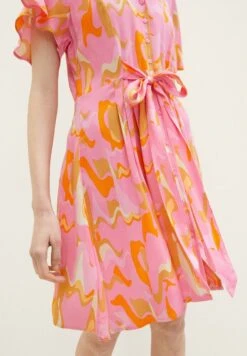 TOM TAILOR Denim Blousejurk - Abstract Pink Print -Tom Tailor Winkel c8855234b4074214a2e90a86ee932b27