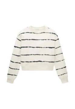 Tom Tailor Batik - Sweater - White Batik Stripe