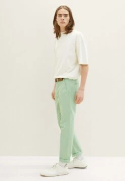 TOM TAILOR Denim Mit Gürtel - Chino - Placid Green -Tom Tailor Winkel c89991c2ccc544c6a12d692559a68106
