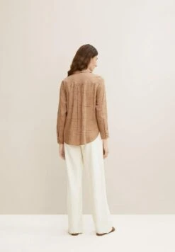 Tom Tailor Blouse - Woven Big Camel Grid Check -Tom Tailor Winkel c9774457667d4e68bb4cbd83a2ea8d71