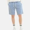 TOM TAILOR Denim Gemusterte Bermuda - Shorts - Blue White Stripe -Tom Tailor Winkel c9d809eca76d47dd91dc1a5ea90704bc