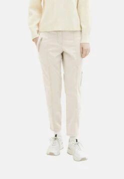 Tom Tailor Cropped - Cargobroek - Dusty Beige