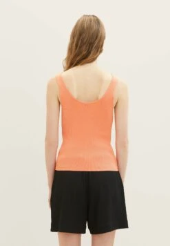 TOM TAILOR Denim Mit Rippstruktur - Top - Luminous Coral -Tom Tailor Winkel ca50caeebb2d4d0ebf040b7f0471ef60