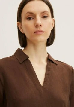 Tom Tailor Jurk - Chocolate Brown -Tom Tailor Winkel ca9329e6d24047929d43db816430b6d9