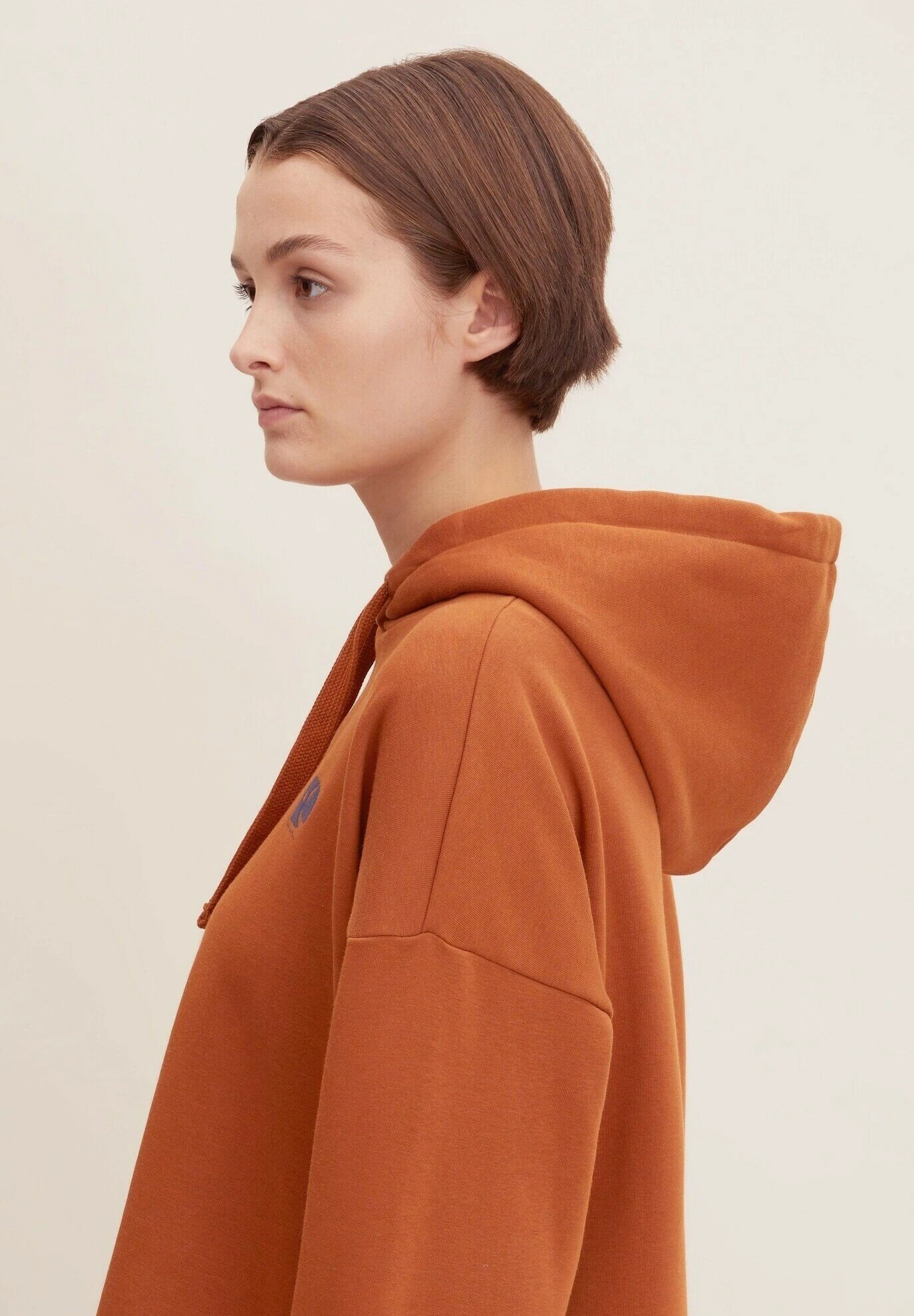 TOM TAILOR Denim Hoodie - Amber Brown 6 TOM TAILOR Denim Hoodie - Amber Brown - Afbeelding 4