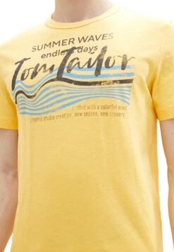Tom Tailor Mit Print - T-Shirt Print - Gelb -Tom Tailor Winkel cb84ff3e06644c6c92603ec21de2f541