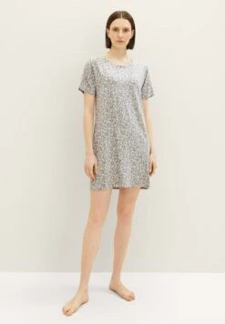 Tom Tailor Wear Mit Leo-Print - Nachtjapon - Grey Medium Allover