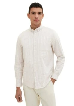Tom Tailor Mit Karomuster - Overhemd - Off White Peach Orange Check -Tom Tailor Winkel cc821f73bd344687a9fc8930d1205d39